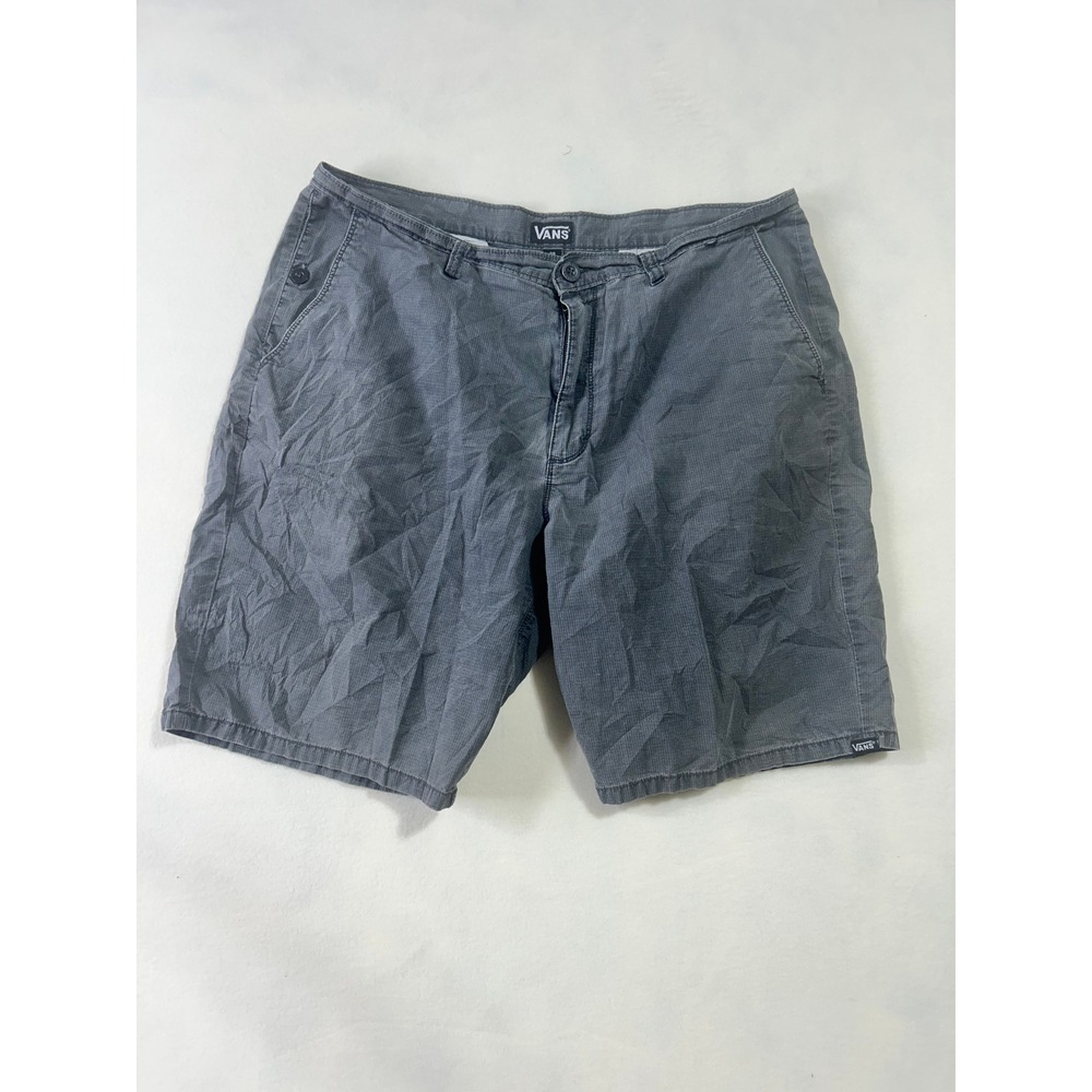 Vans Off The Wall Ripstop Chino Shorts Mens Size 38 Grey Skate Casual Walking